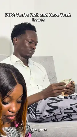 We the Rich always have trust issues  #fyp #comedyvideo 