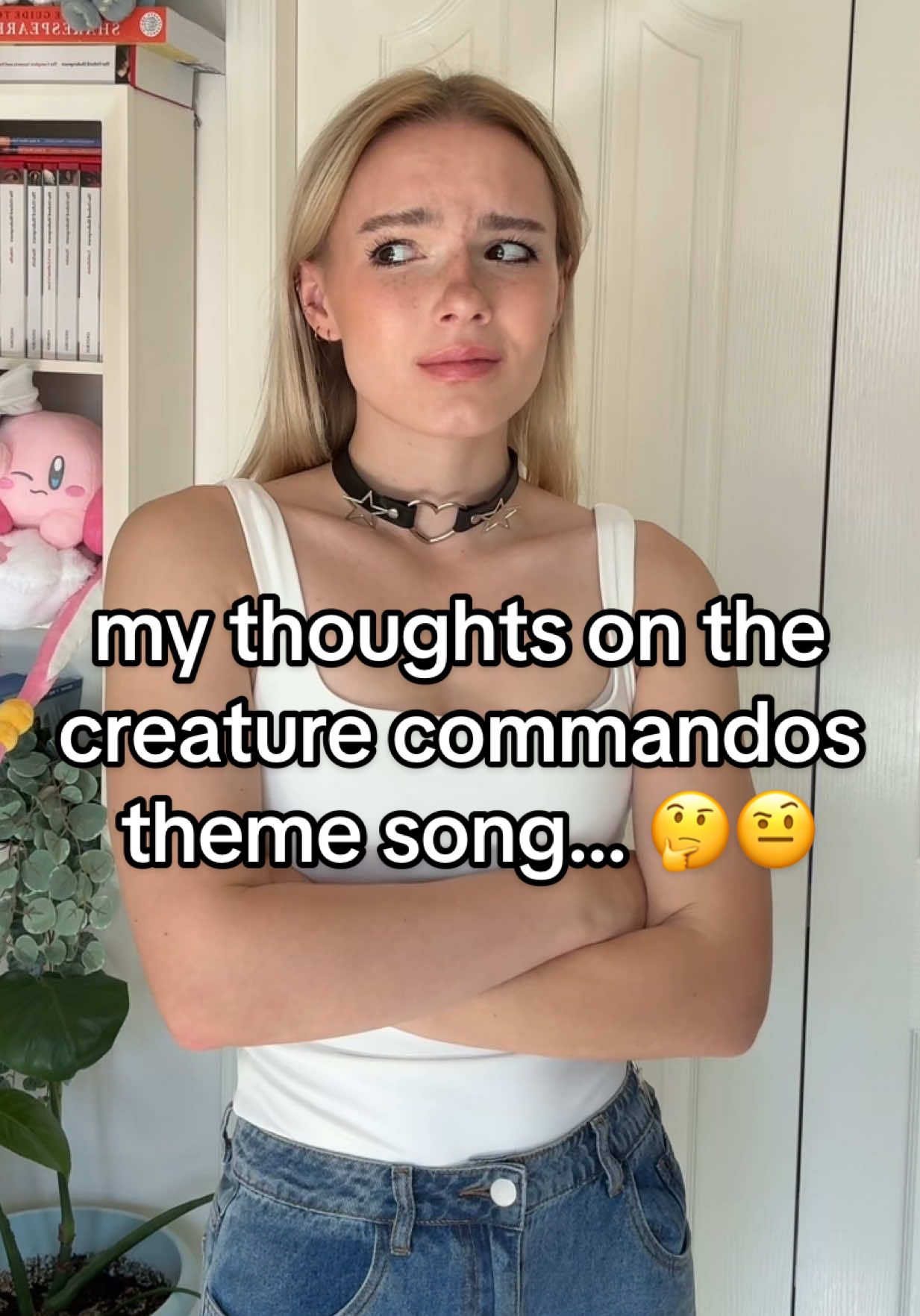 okay i’ll be honest… this video is kind of a lie!! it’s a lie because this theme song was a banger from day one 😎 though can we be real and admit that it also kind of sounds like music from rayman raving rabbids 😭😭 #creaturecommandos #dcuniverse #dcu #jamesgunn #cosplaygirl 
