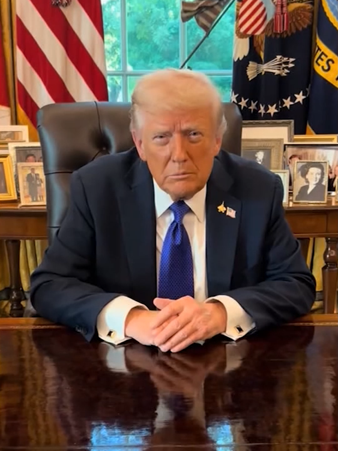 President Trump posted on TikTok for the first time, saying young people 