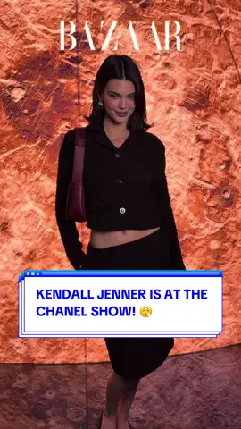 @Kendall Jenner is in the (@ChanelOfficial) house! 🤍🖤 The supermodel and reality TV star is in Paris for #MatthieuBlazy’s debut collection for the French maison. Stay tuned for more from Paris Fashion Week. . . . #harpersbazaarsg #Chanel #KendallJenner #ChanelSS26        