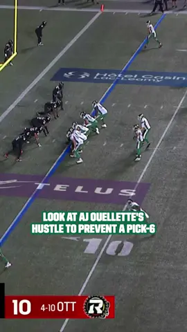 now that's what we call HUSTLING! 😤 #cfl #cflfootball #hustle