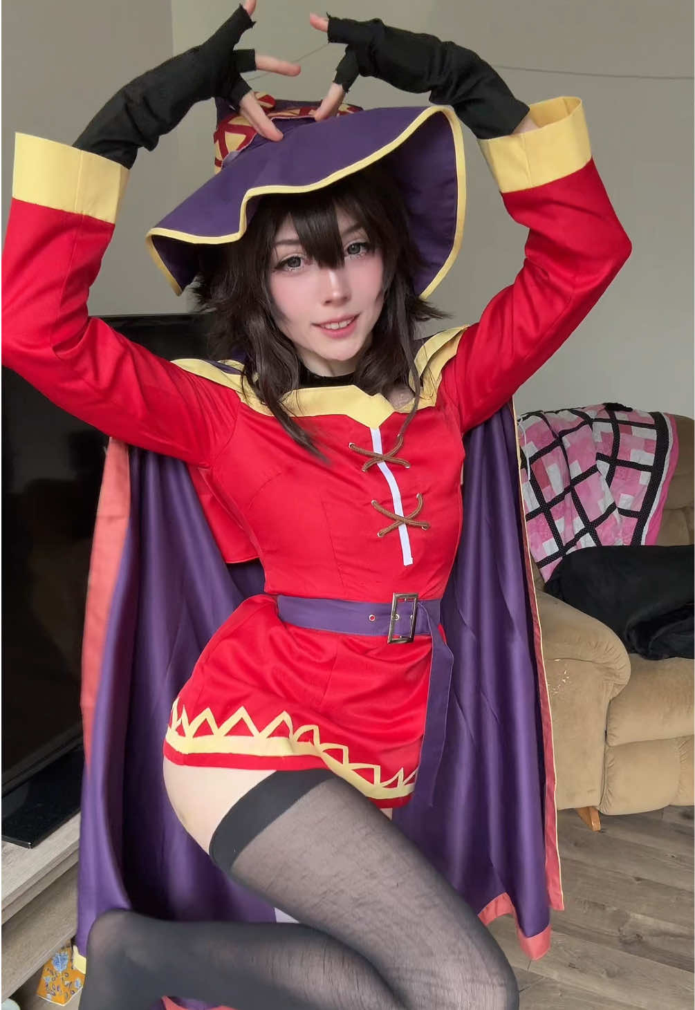 this dance is so cute  #megumin #konosuba #megumincosplay #cosplaydance 