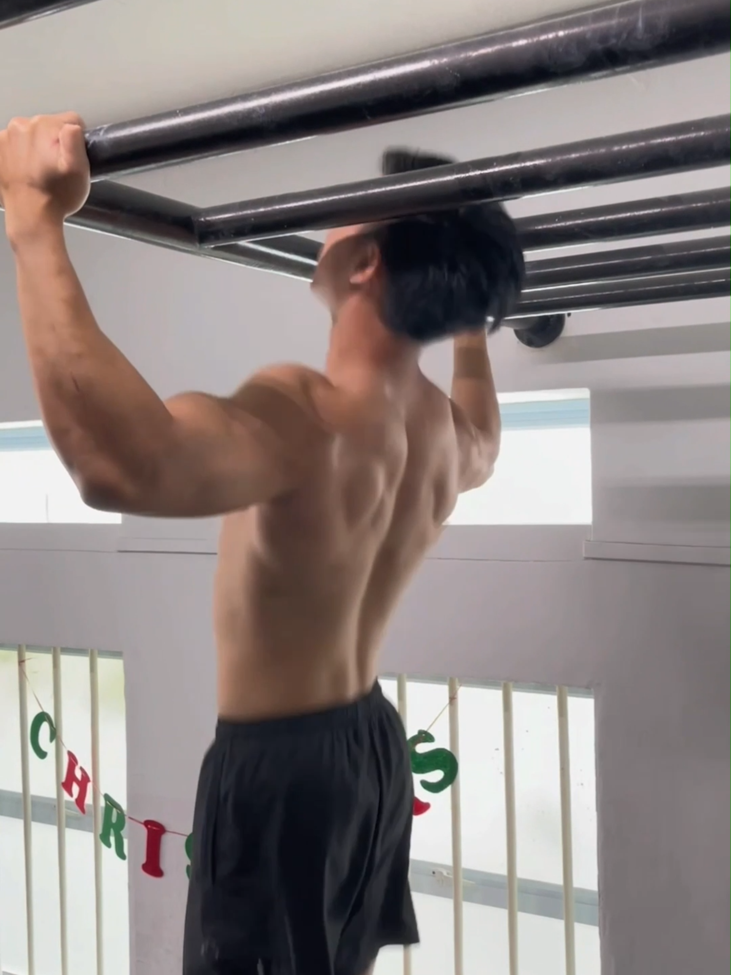 Most neutral grip pull ups in one minute (male) 💪 56 by Jordan See 🇸🇬