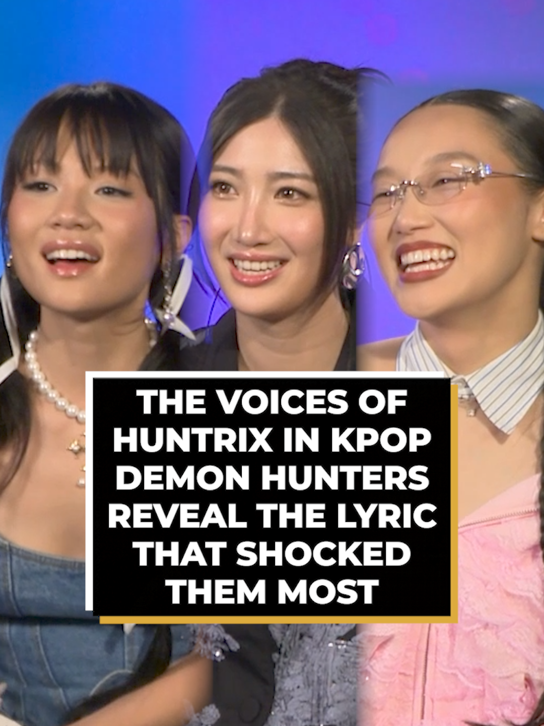 The Voices Of HUNTRIX In Kpop Demon Hunters Reveal The Lyric That Shocked Them Most @ashcrossan #kpop #kpopdemonhunters #huntrix #EJAE #ReiAmi #AudreyNuna