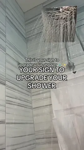 YOU NEED THIS UPGRADE✨🚿 #rainfallshowerhead #rainfallshower #waterfallshower #tiktokshopfinds 