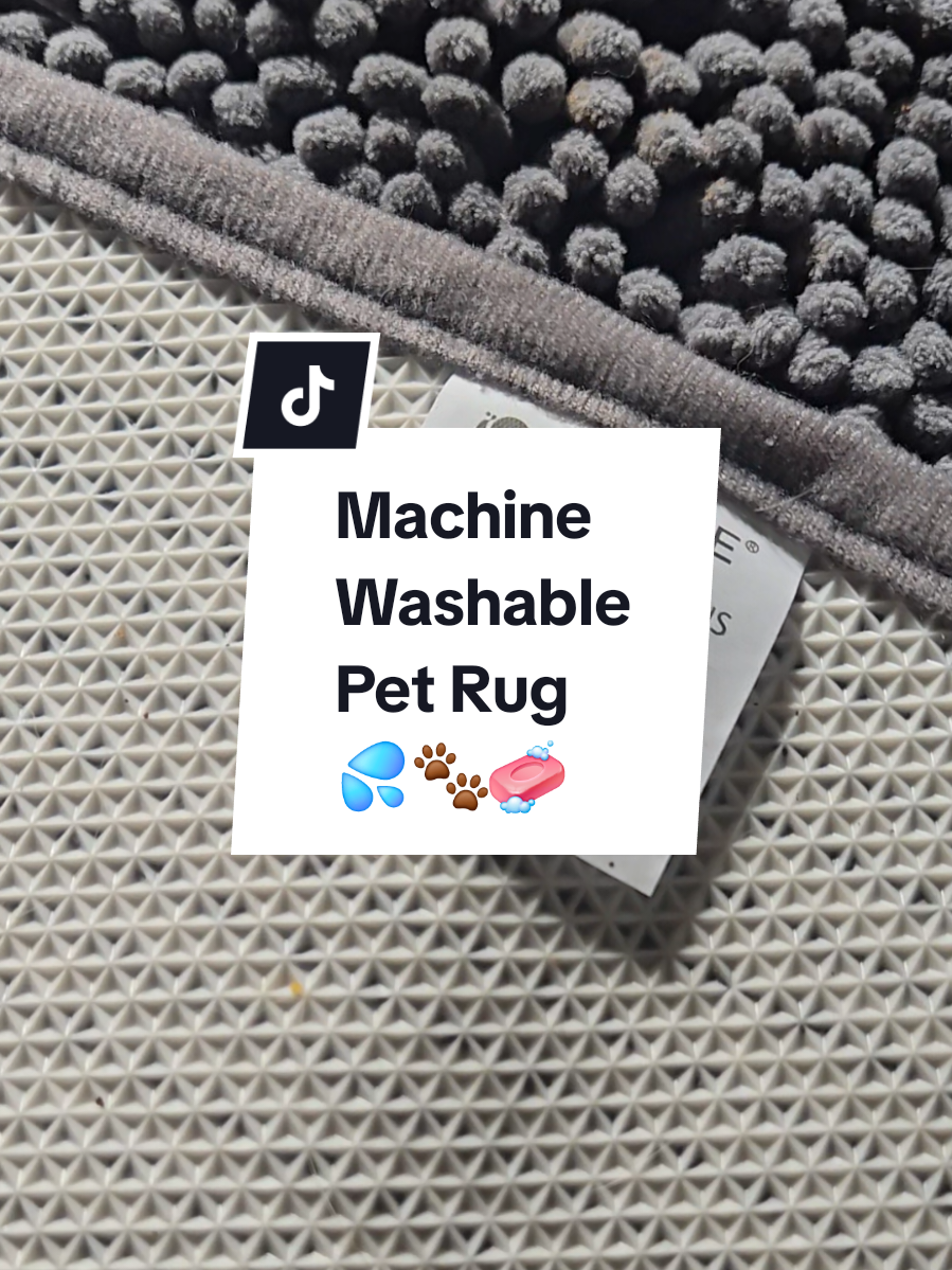 Perfect for those high traffic indoor/outdoor areas! 🐾 I got the 48×30 in grey & it is the PURFECT size for our back door! 🐾 Machine Washable 🧼 Water Absorbent 💦 #machinewashable #superabsorbent #petowners #indooroutdoorliving #petownersoftiktok 
