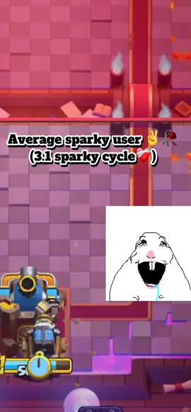 Sparky❤️🤤 credit: @melvin..cr #clashroyale #cr 