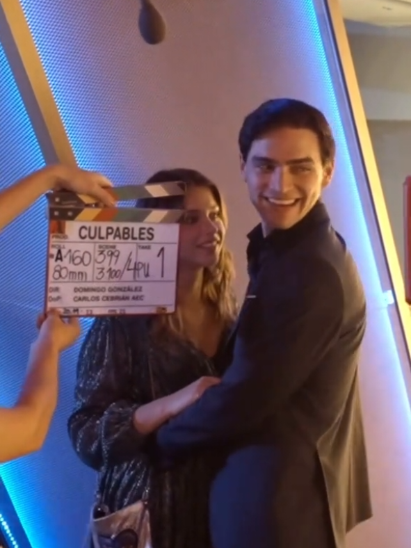 Nicole wallace y Gabriel Guevara, 😍 en su momentazo, Durante el rodaje de 