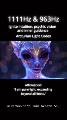 💫 Awaken and activate your multidimensional DNA 💫 Cleanse and purify energetic fields from fear, anxiety and lower vibrations 💫 Connect with the guidance and wisdom of Arcturian Energy – clarity, protection & cosmic insight 💫 Expand consciousness and open portals to higher dimensions 💫 Ignite intuition, psychic vision and inner guidance 💫 Anchor unconditional love, compassion and heart expansion 💫 Restore energetic balance between mind, body & spirit 💫 Align you with 5D frequencies of abundance, flow and synchronicity 💫 Support spiritual awakening, ascension and soul remembrance 💫 Stimulate creativity, higher thought patterns and divine inspiration 💫 Bring deep clarity, harmony and inner peace 💡 Affirmation: “I am pure light, expanding beyond all limits.” #spiritual #spiritualtiktok #starseed #affirmation #1111 