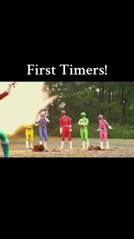 First Timers! #スーパー戦隊シリーズ #powerrangers #meme #reels #funny 
