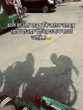 চলে যাওয়া মানুষ কি জানে তাদের রেখে যাওয়া স্মৃতির ওজন কতো ভারি..!😅#hum🦋🙂🥹 #🙂😅____🦋🙂 #🦋🥀🦋🙂_🥀🦋😅 #gd_boy_tamjid 