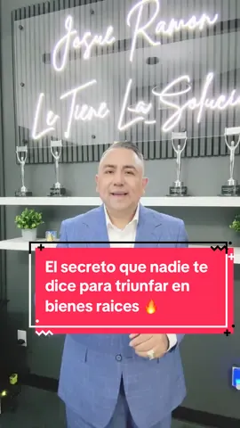🔥 El secreto de los top producers está en las 3 Bs: 👉 Believe – Cree en ti. 👉 Behave – Actúa como un top producer. 👉 Become – Te conviertes en uno. 💼 Así de simple. #RealEstate #Motivación #TopProducer #JosueRamon #ExcellencePremier
