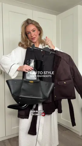 AUTUMN STAPLES - Knee High Boots 👢  #autumnoutfit #autumnoutfitideas #kneehighboots #classyoutfit 