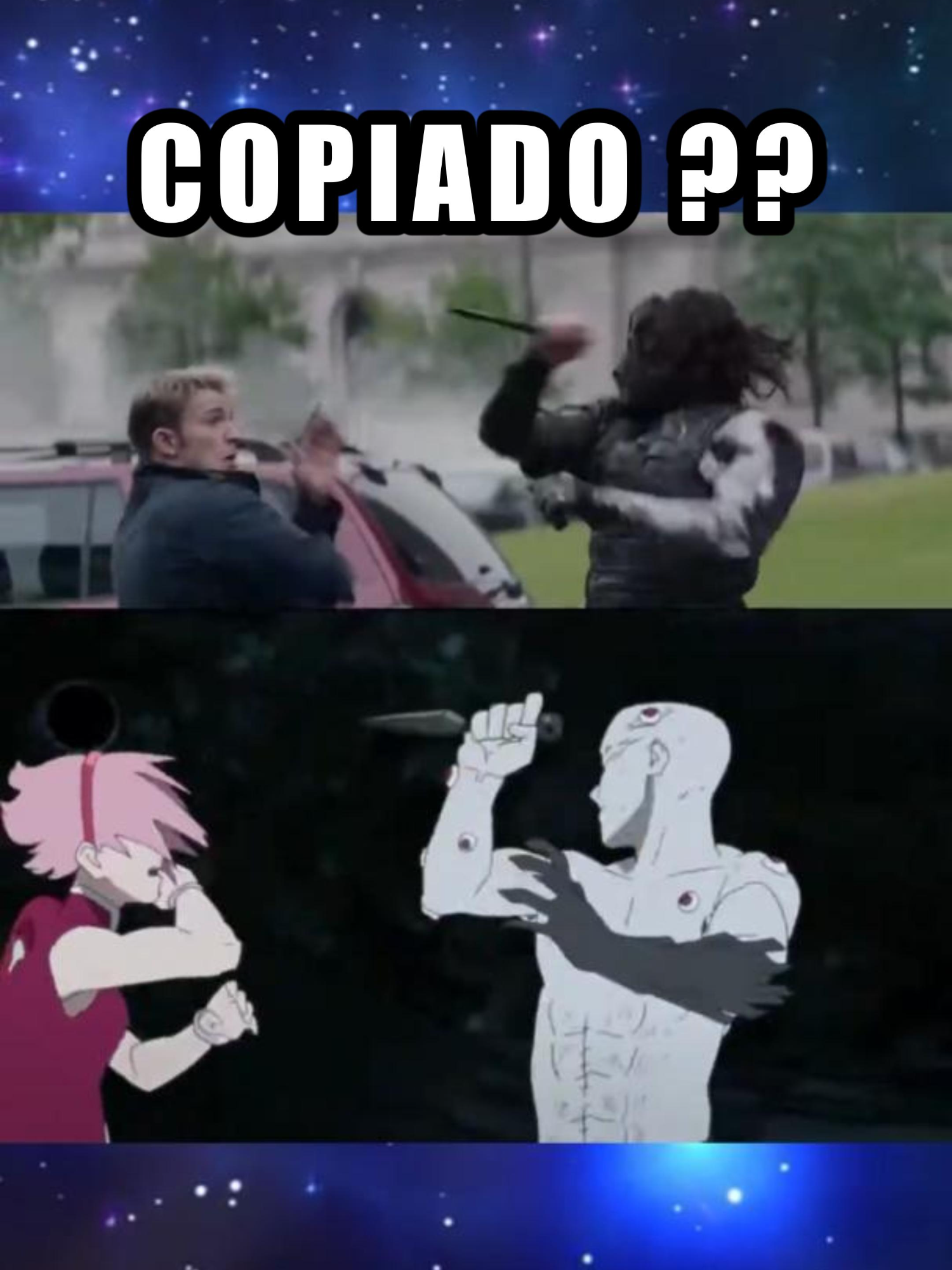 Lutas de anime que foram copiadas de filmes #jujutsukaisen #dragonball #naruto #anime