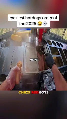 craziest hotdogs order #pov #foodtruck #chrisredhots #mustard #Foodie 