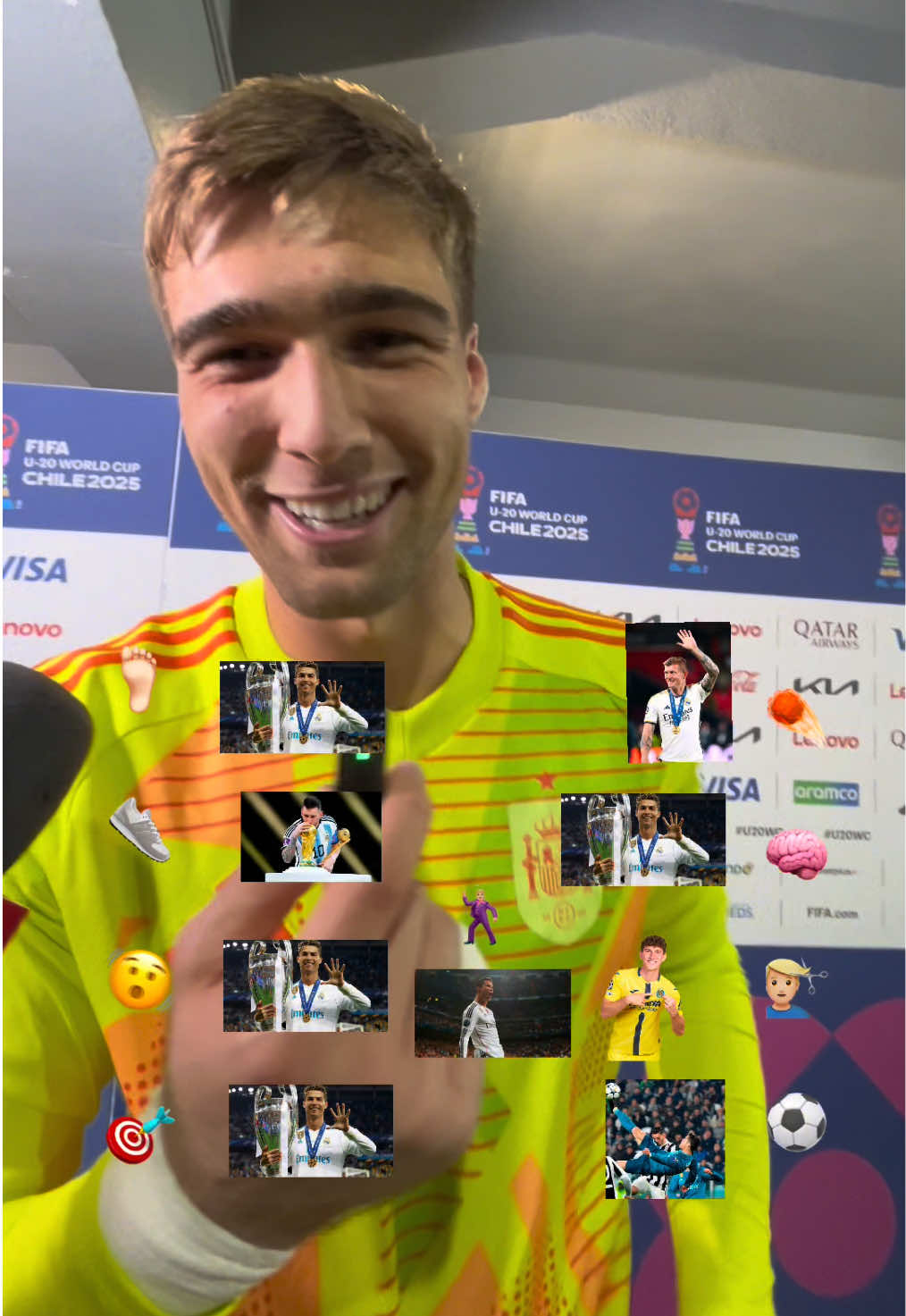 El jugador perfecto con Fran González ⚽️🧤 • • #frangonzalez #deportesentiktok #tiktokfootballacademy #cristianoronaldo #cr7 