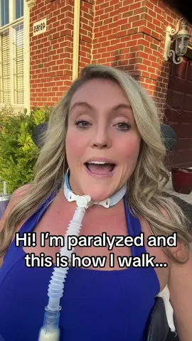 Hi! I’m paralyzed and this is how I walk! That's all. Thank you! Ha ha just kidding I can't do any of that… YET! #walking #paralysis #spinalcordinjury #movement 