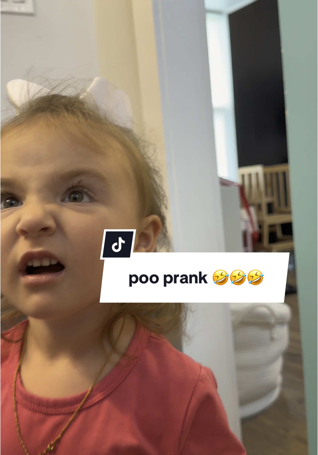 HER REACTION🤣💀 #prank #foryou #daughter #toddlersoftiktok #funny 