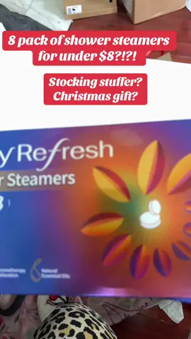 I just found you the best gift for stocking stuffer or for anyone the shower steamer eight pack oh my gosh it’s like having a spa day at home. They also smell amazing but hurry these are selling out #spa #gift #relaxation #showersteamer #tiktokshopblackfriday 