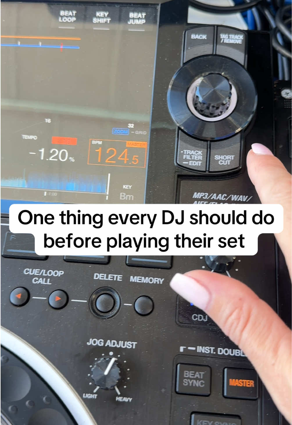 Make sure to load your settings!  #dj #djtips #djlife #pioneerdj #tips 