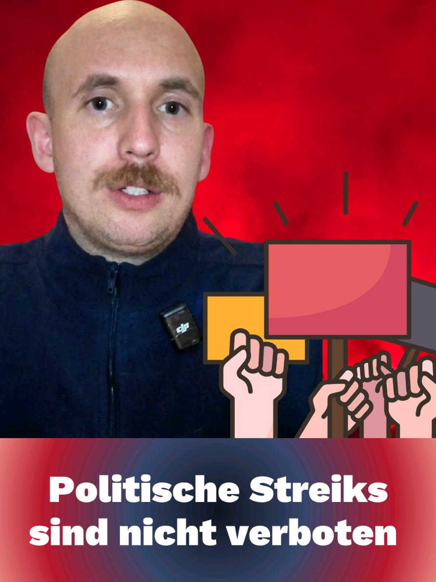 Politische Streiks werden in den nächsten Jahren ein grundlegend wichtiges Mittel für uns alle werden. Markiert gerne mal eure Gewerkschaft, wenn ihr mit dem Gedanken spielt, euch der FAU oder einer anderen Basisgewerkschaft anzuschließen.  #arbeit #gerechtigkeit #protest 