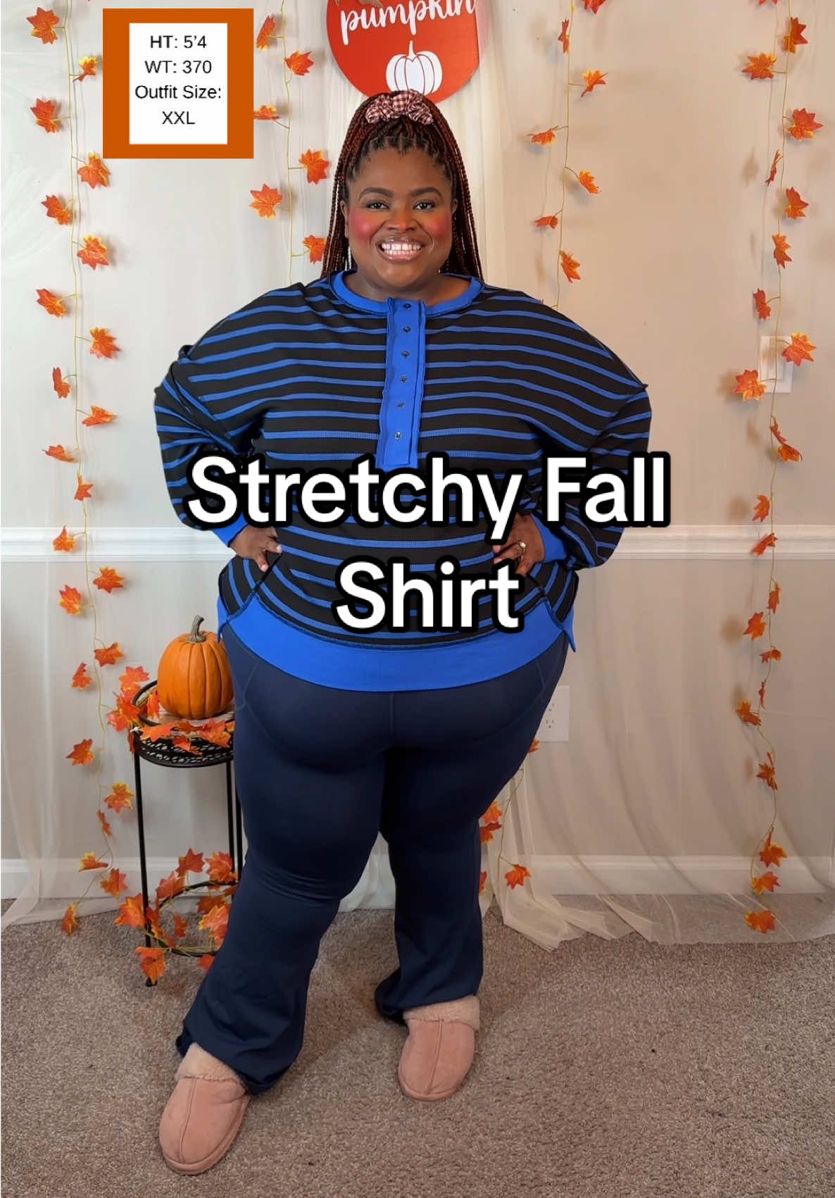 I need this shirt in other colors! 🍁🍂 #cozyshirts #fallfashion #plussize #plussizefashion #shirts 