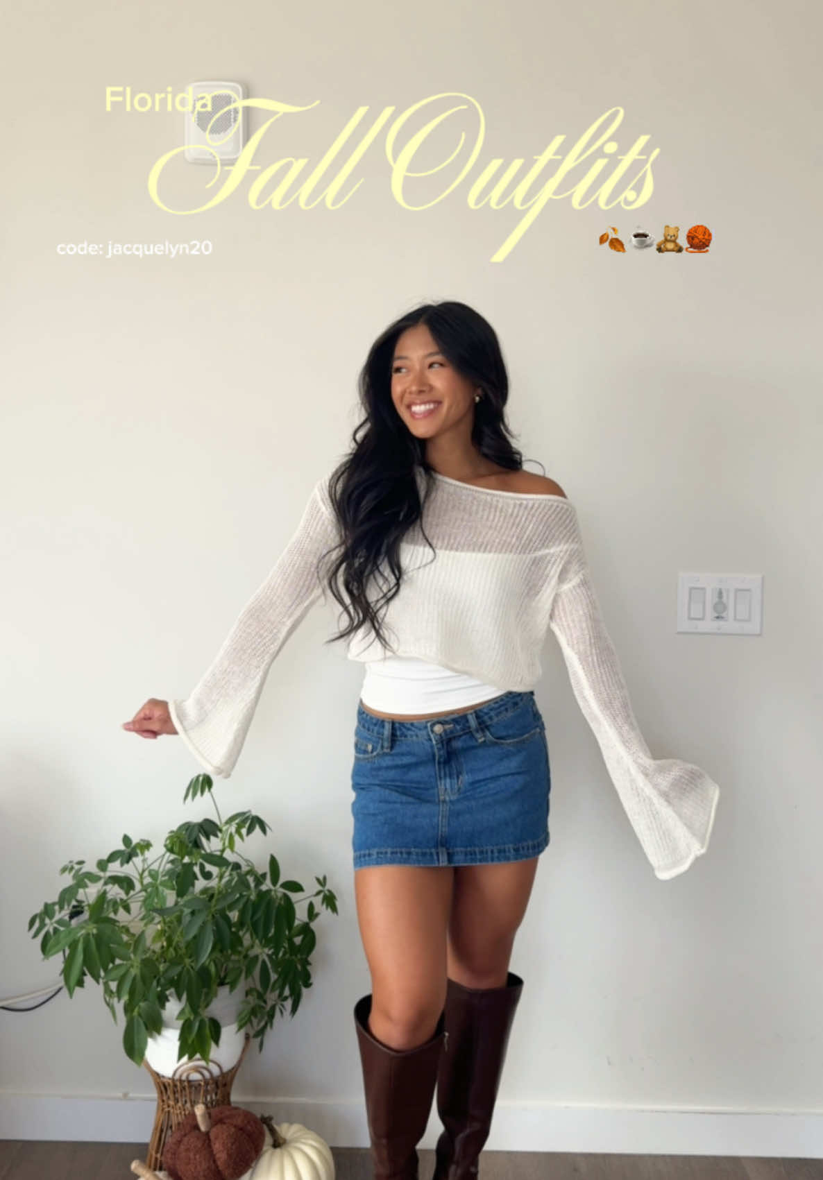 I’ve dreamt of wearing skirts in the fall!! 🥹🍂 @Princess Polly code: JACQUELYN20 to save 🤎 #princesspolly #PP_Partner #fallfashion #falloutfits #tryonhaul 