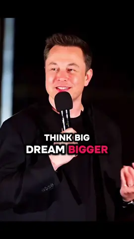 Think big dream bigger 🩷🫶🩷#fyp #viral #elonmusk #qoutes #foryoupage 