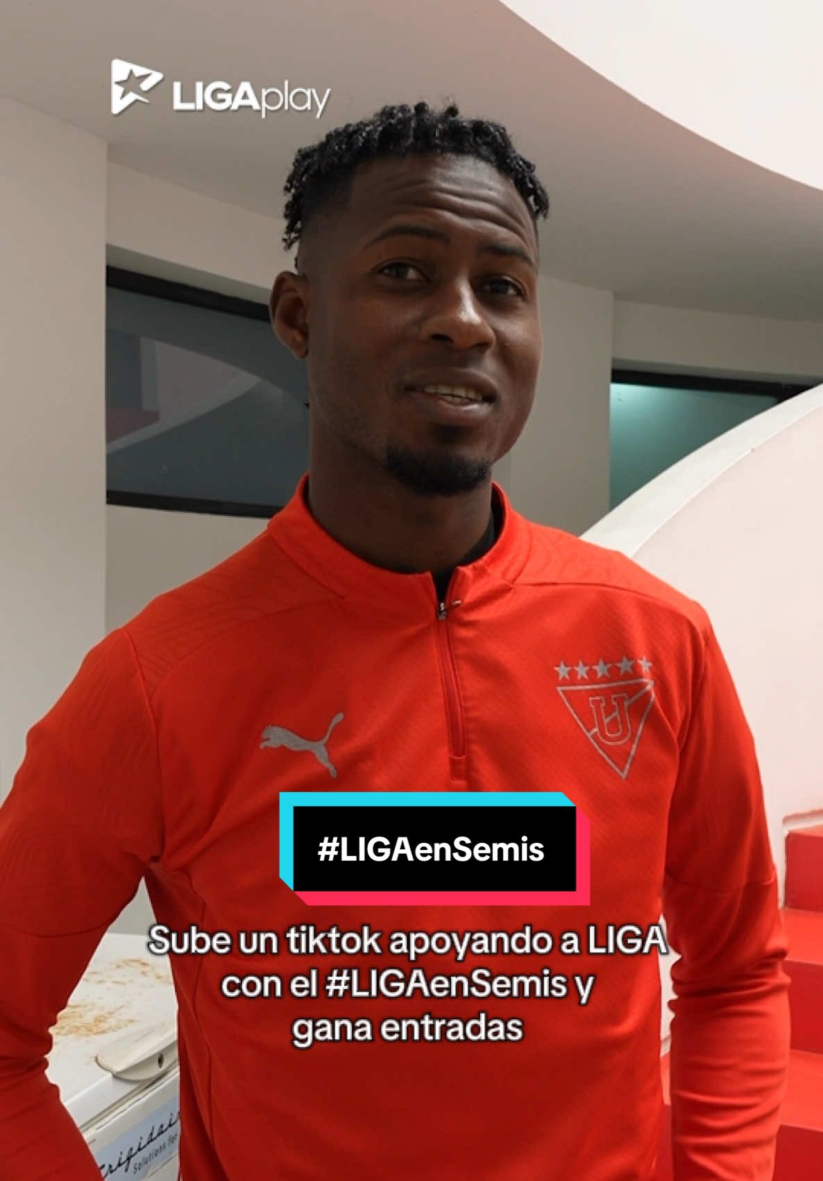 Sube tu Tiktok con el #LIGAenSemis y participa 👀  Queremos ver su creatividad albos ☺️ #LDU #LIGA #Futbol #Libertadores 