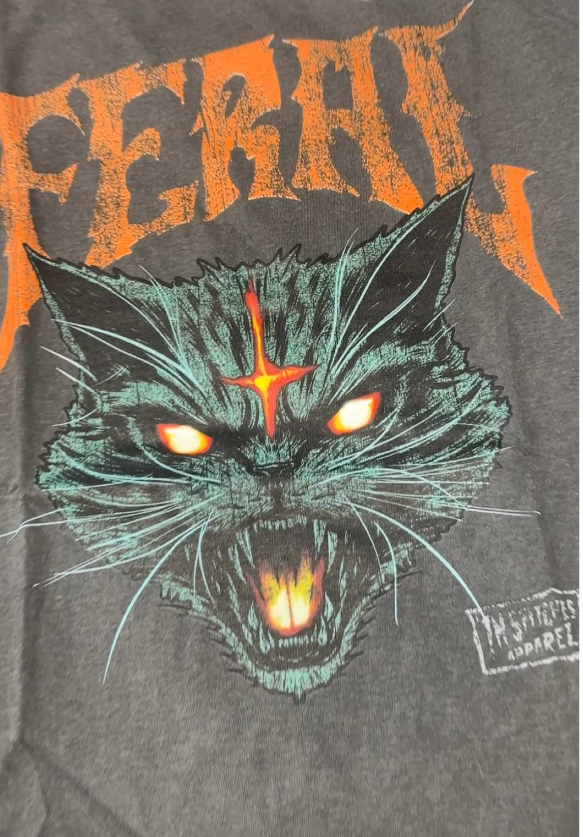 Feral kitty by @In Stitches Apparel #cattok #feralcat #altfashion 