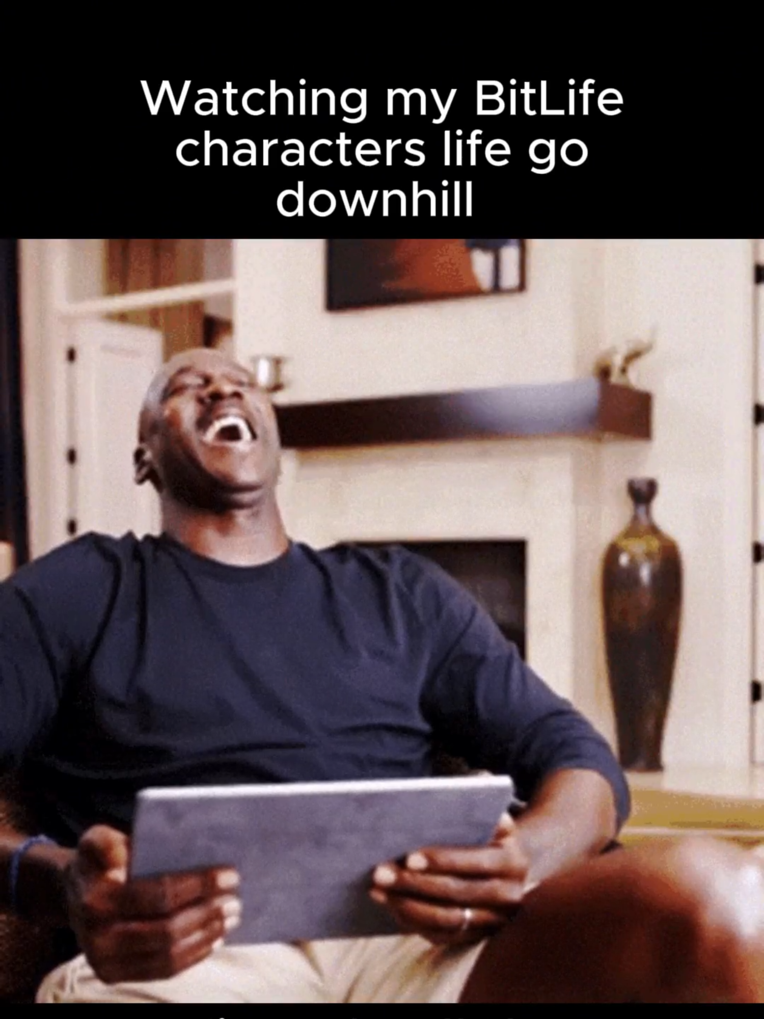 I'm nothing if not a menace. 😏 #BitLife #lifesim #fyp