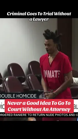 Ronnie O’Neal finds out why going to criminal court, especially trial is a very bad idea  w/o a lawyer #law #lawyersoftiktok #criminallaw #criminallawyer #personalinjury #nyclawyer #fyp