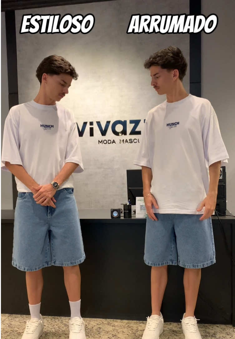 Se kit ficou sinistro! 🔥🔥 Qual lembra mais você? #fyp #boxy #oversized #foryou #jorts 