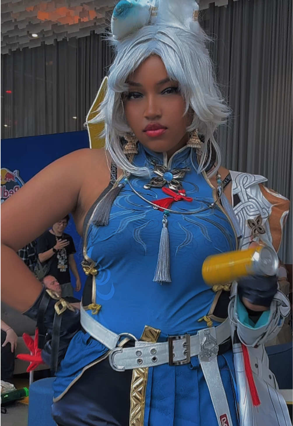 red bull gave me wings and got me all the way to seattle 🤭  #feixiaocosplay #hsrcosplay #hoyocreators #cosplay #HonkaiStarRail 