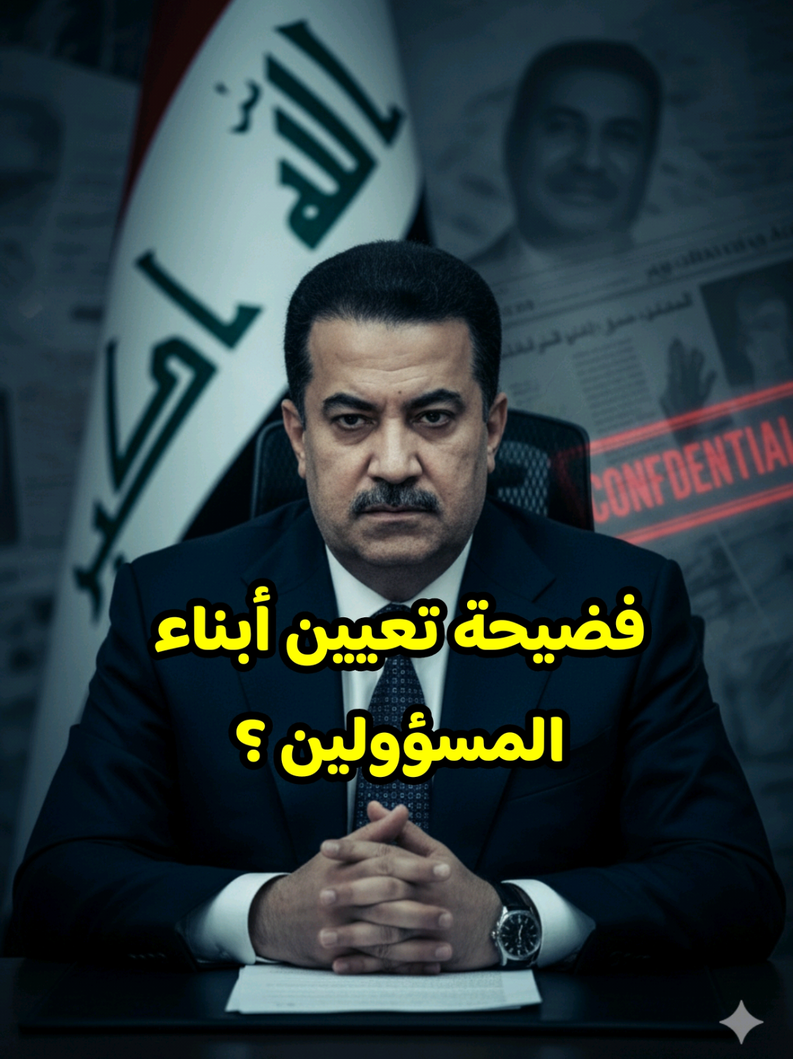 فضيحة تعيين أبناء المسؤولين؟ وزير الداخلية و مستشار السوداني 📚 المصادر: وكالة الفيديو الإخبارية – شكوى رسمية ضد وزير الصحة هذا اليوم – تعيين أبناء المسؤولين قانون مجلس النواب رقم 13 لسنة 2018 – المواد (15) و(27) قناة العراقية الإخبارية – تصريح وزيرة المالية 2025 #العراق #بغداد #فساد #فساد_الحكومة_العراقية #انتخابات 