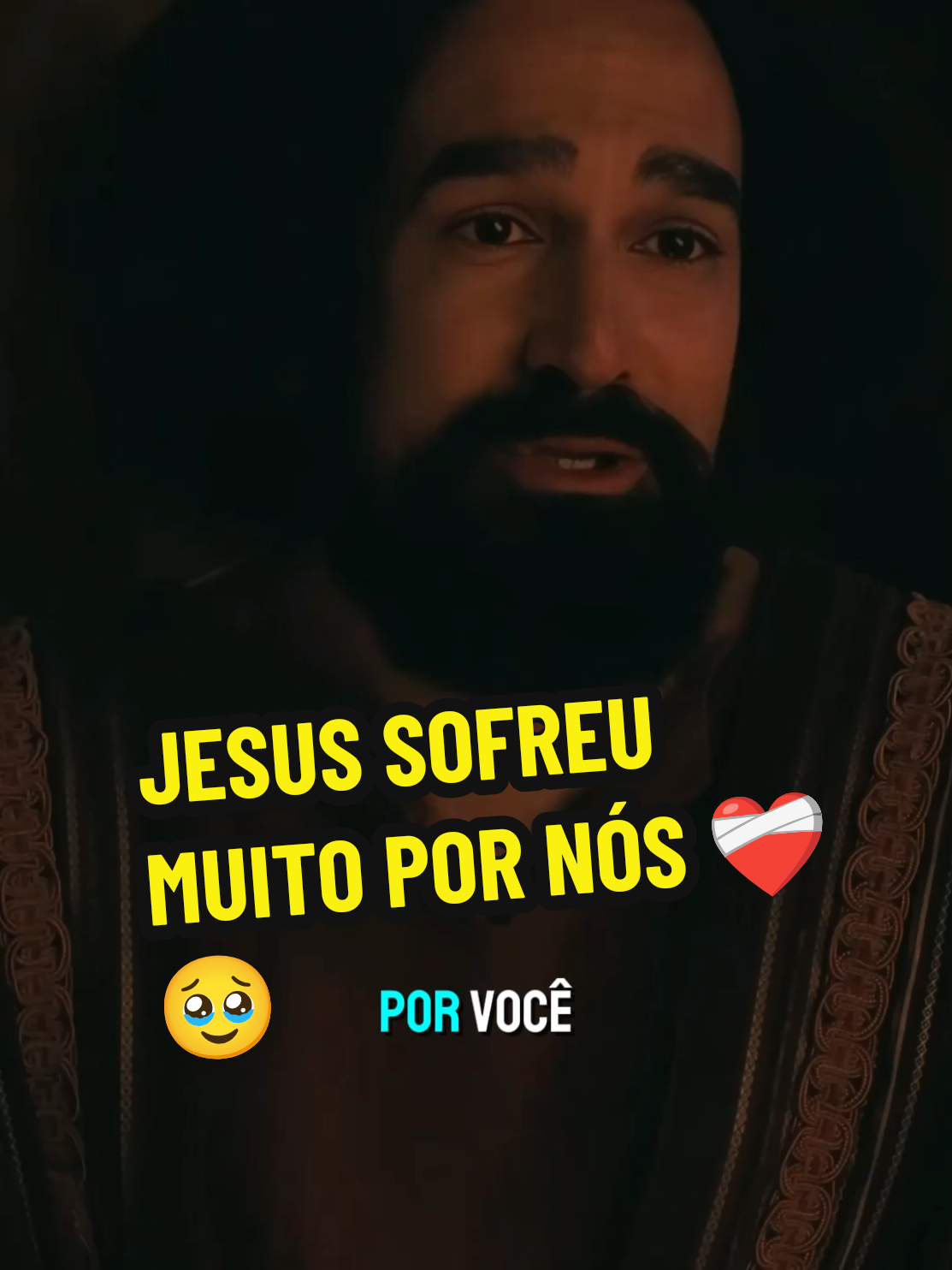 JESUS: Um Homem de Dores, Rejeitado e Desprezado Pelos Homens 💔😥  #graalclips #jesus #sofrimento #pecado #lazaro 