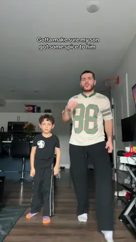 Gotta make sure he don’t end up as the rhythmless white boy 🤣  #fyp #vasquezboys #fatherson 