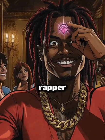 This rapper had a $24 million diamond implanted right in the middle of his forehead. @Lil Uzi Vert  #DidYouKnow #rapper #liluzivert #hiphopstory #animation 