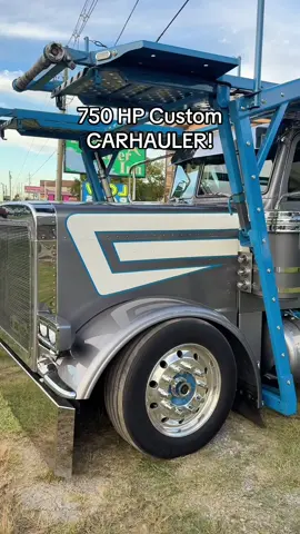 750 hp cat engine custom car hauler! @Always Haulin #Carhauler #CustomPeterbilt #Peterbilt389 #slammedenuff 