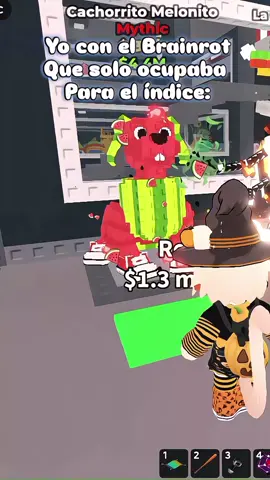 Yo con ese Brainrot que solo ocupaba para el índice 🍉  --------------------------------- #Roblox #RobloxFYP #fypシ゚ #humor #stealabrainot 