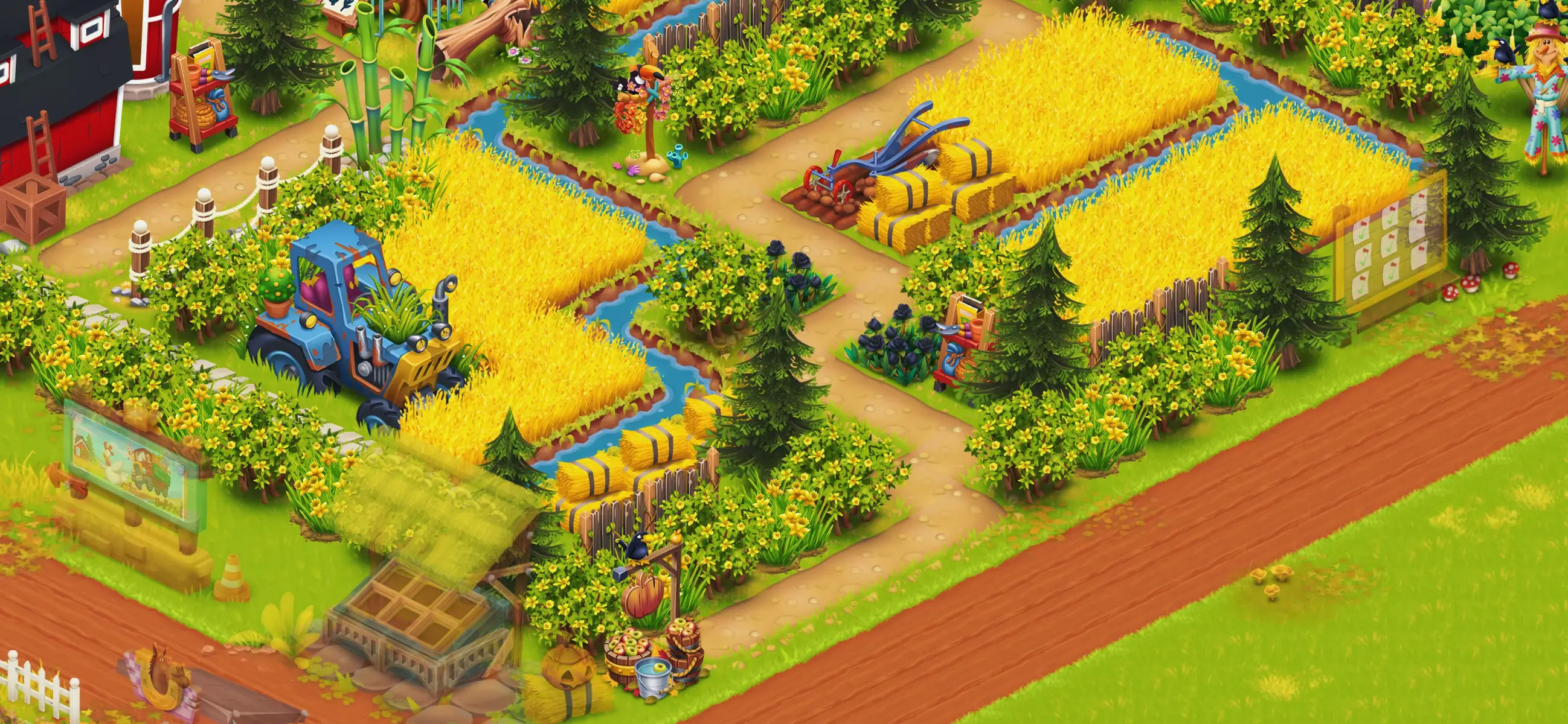 Mẫu ruộng ạ  Lv93🤎 #hayday 🌾