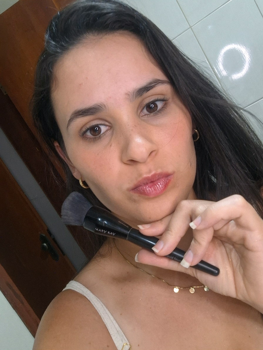 Pincel para base líquida Mary  . . #pincel #tiktokshop #maquiagem #maquiagemtiktok 