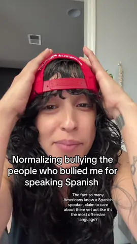 Tired of the trauma I’ve carried for speaking Spanish bro 😆😩 be mad ya losers😆 