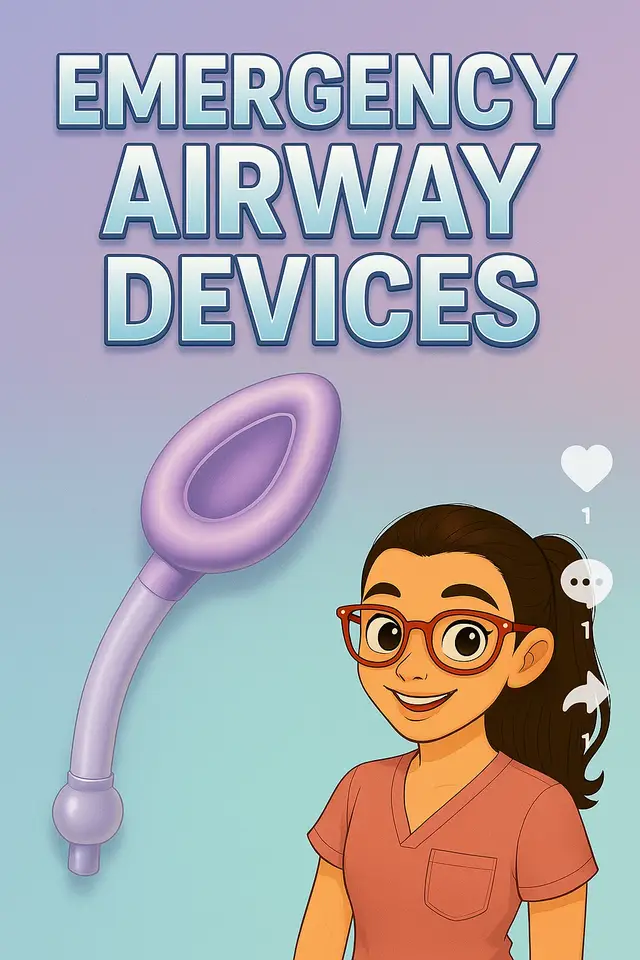 Struggling to remember which airway device does what? 😅 Let’s make it simple! In this quick crash course, we’ll cover the essential airway management tools every nurse, paramedic, and healthcare professional should know for emergency care. You’ll learn about: ✅ Nasopharyngeal Airway (NPA) – keeps airway open in semi-conscious patients ✅ Oropharyngeal Airway (OPA) – prevents tongue obstruction in unconscious patients ✅ Laryngeal Mask Airway (LMA) – provides a seal over the laryngeal inlet ✅ Endotracheal Tube (ET Tube) – the definitive airway for full control and ventilation Perfect for student nurses, paramedics, medical students, and anyone revising for OSCEs, clinical skills, or resuscitation training. This visual guide makes complex topics easy to understand — and even easier to remember! 💡 🎯 Learn faster. Save smarter. Revise better. ✨ Don’t forget to save and share this with your study buddy! #airwaymanagement #cprtraining #emergency #nclexprep #cpr 