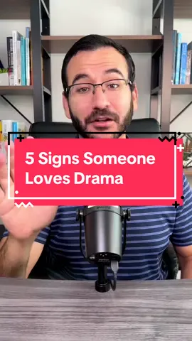 Some people need drama for purpose. It gives them identity, attention, and meaning.  Here are the 5 signs someone loves drama: 1) They thrive on gossip 2) They exaggerate small problems  3) They create chaos even when things are calm 4) They always make themselves the victim 5) They hold grudges #dramaqueen #emotionallyimmature #toxicrelationship #toxicpeople #badrelationship 
