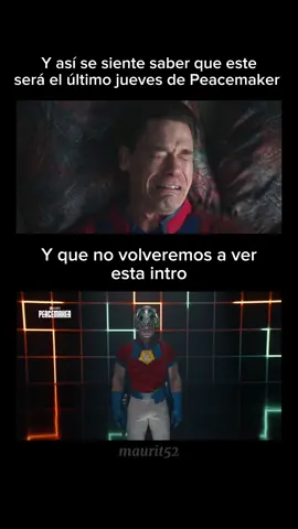 Se acabaron los jueves de Peacemaker 😪💥 #peacemaker #dc #superman #jhoncena #series 