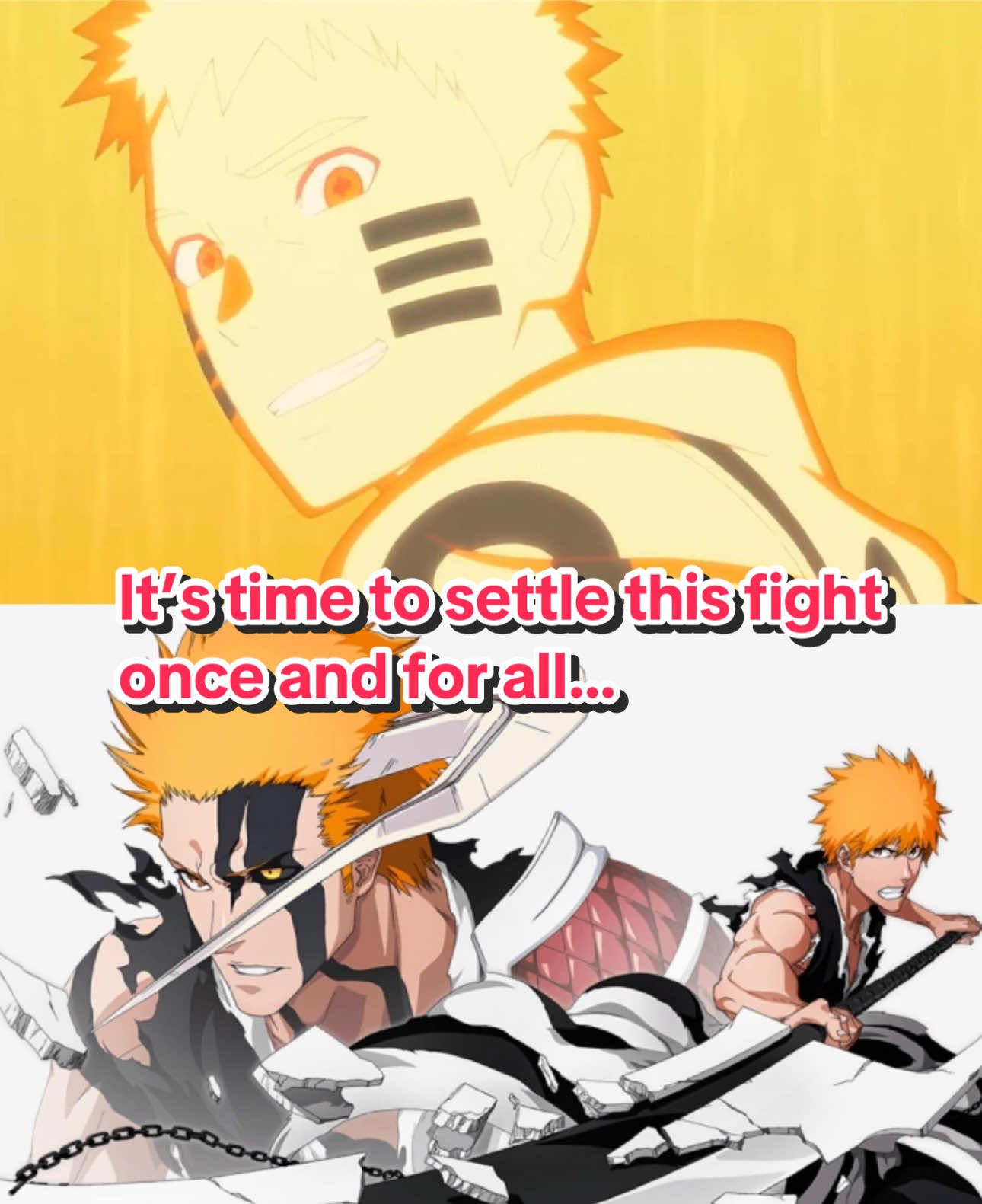 Either way, I’d pay to watch this fight  #fyp #naruto #narutoshippuden #anime #manga 
