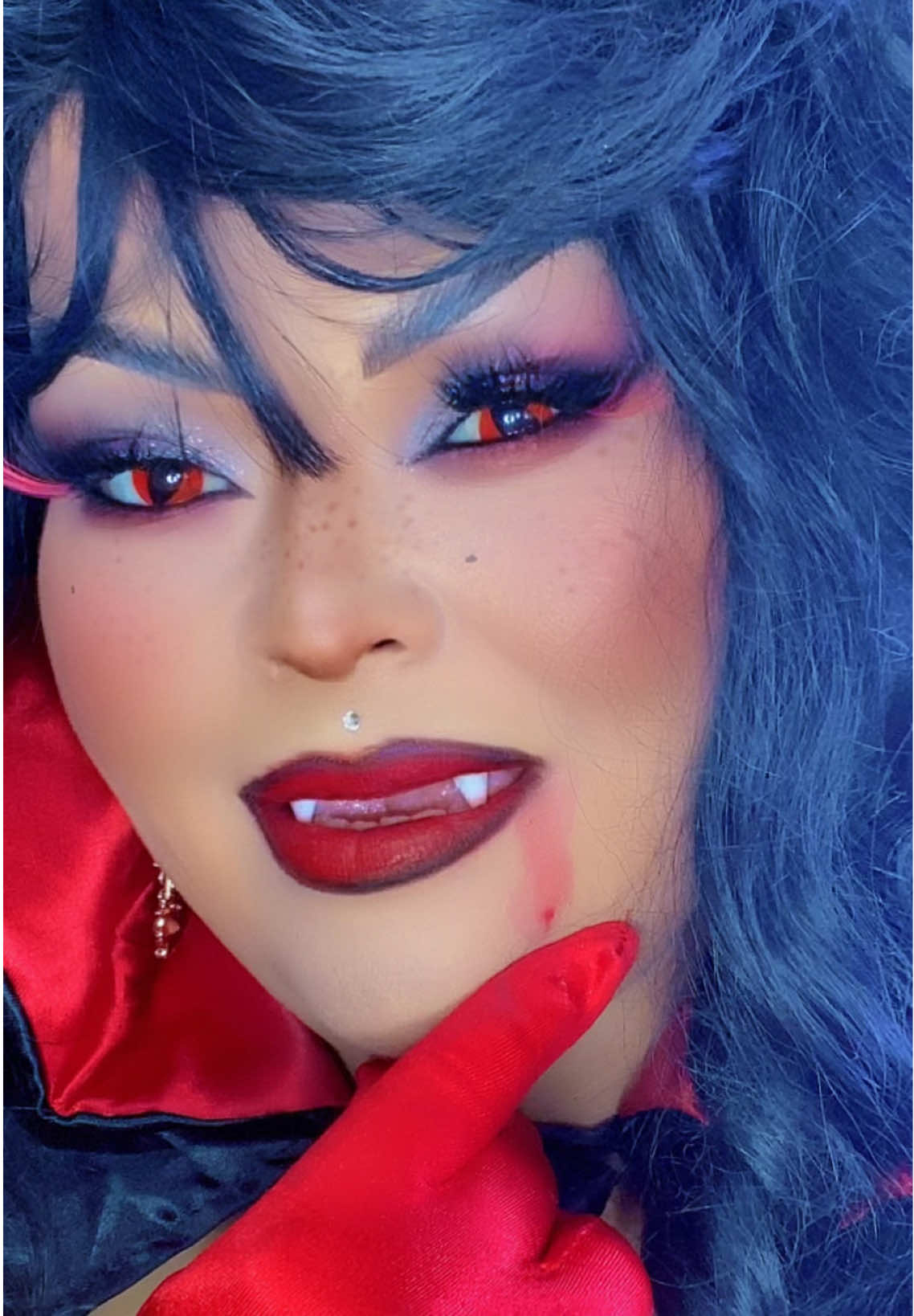 Lo Ame horrible lo ameeeee🧛‍♀️🧛‍♀️empezamos con halloween 🎃 mi gente  #transformation #halloweentransition #vampiremakeup #vampire 
