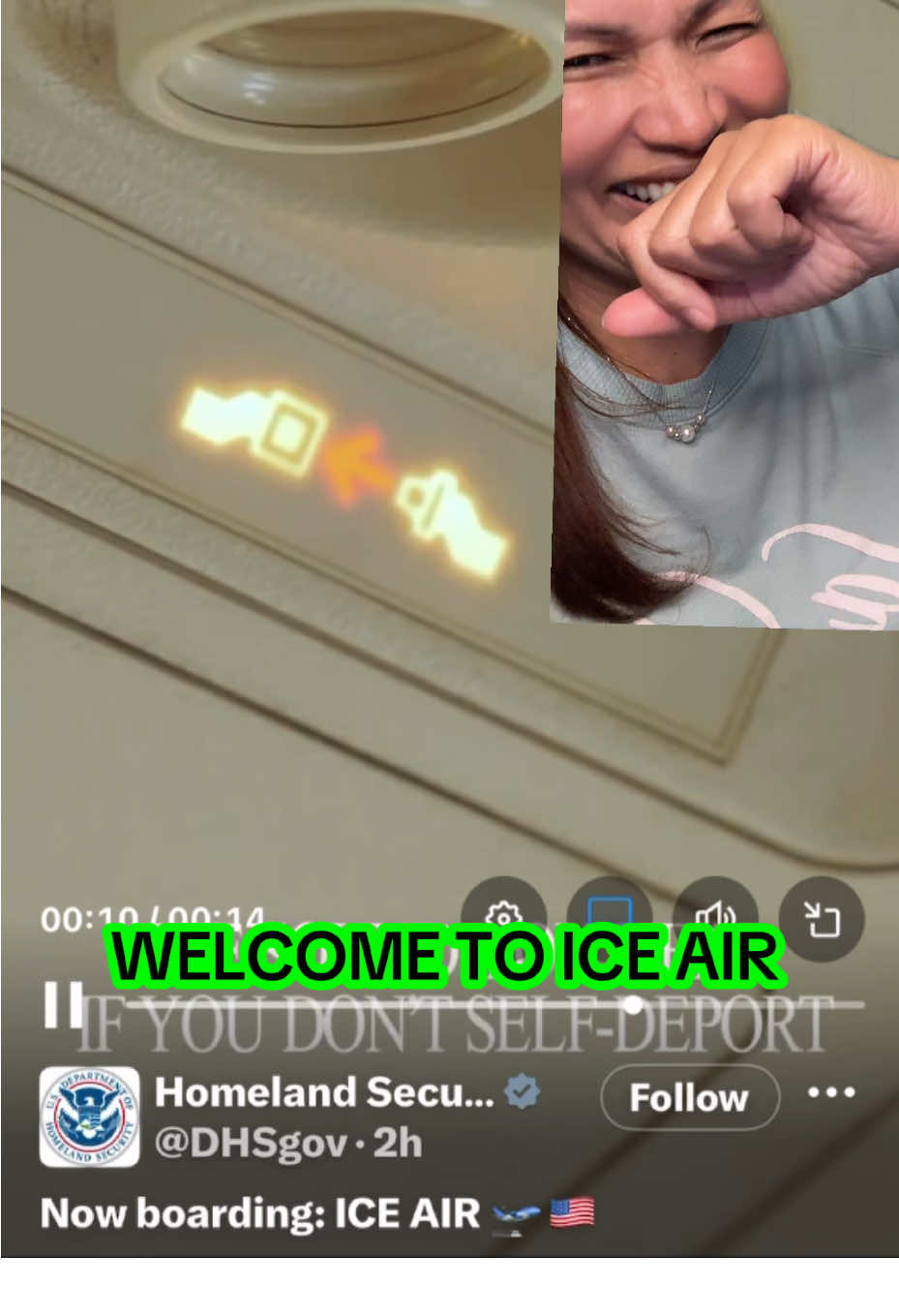 NOW BOARDING ICE AIR #TRUMP #illegalimmigrants #illegal #immigrationlawyer #safetravels #greenscreenvideo 