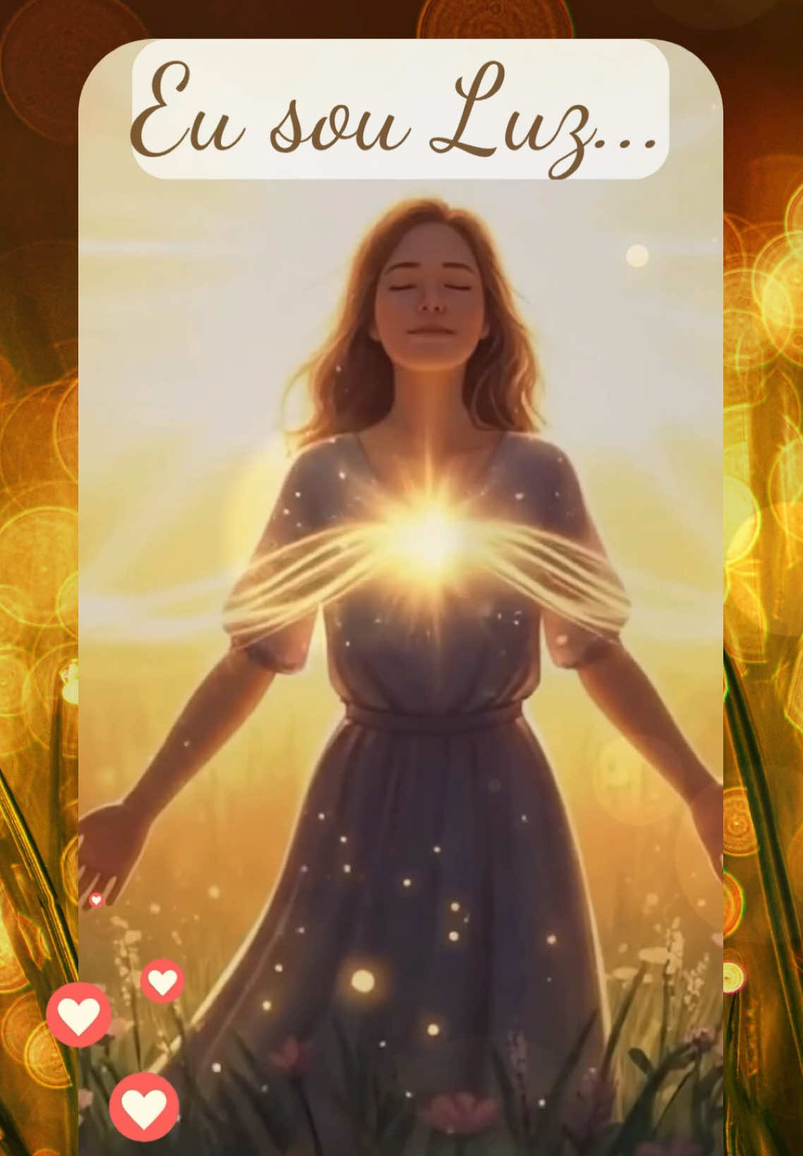 EU SOU LUZ ✨ Deixe essa música alegrar sua alma e acender o brilho que já vive em você 🌈 Cante, sinta, e lembre: sua energia ilumina tudo ao redor 💫 💖 Eleve sua vibração com amor, dança e boas intenções. #eusou #boasvibrações #espiritualidade #autocuidado #amorproprio    
